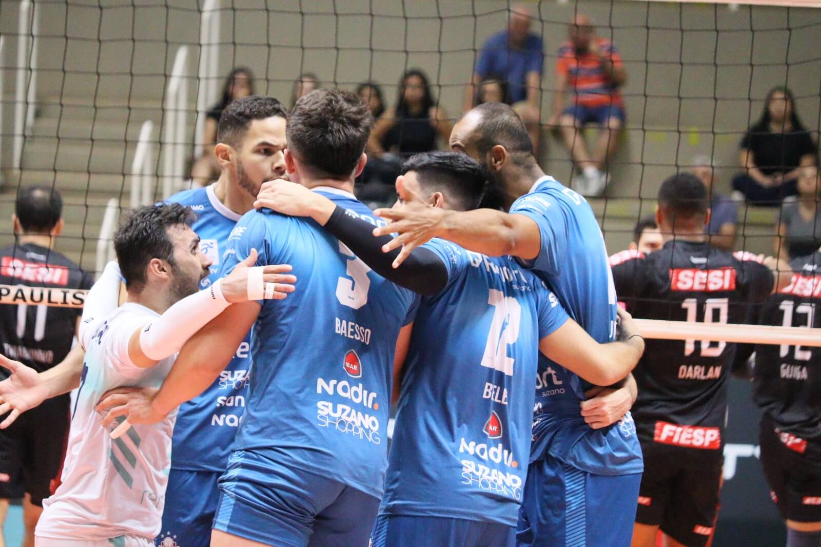 Sesi Vôlei Bauru consegue segunda vitória no Campeonato Paulista